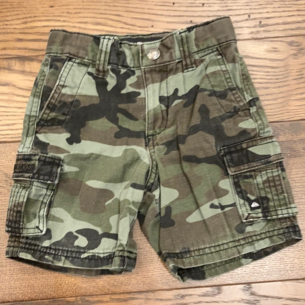 12 month Quiksilver Cargo Camo Shorts